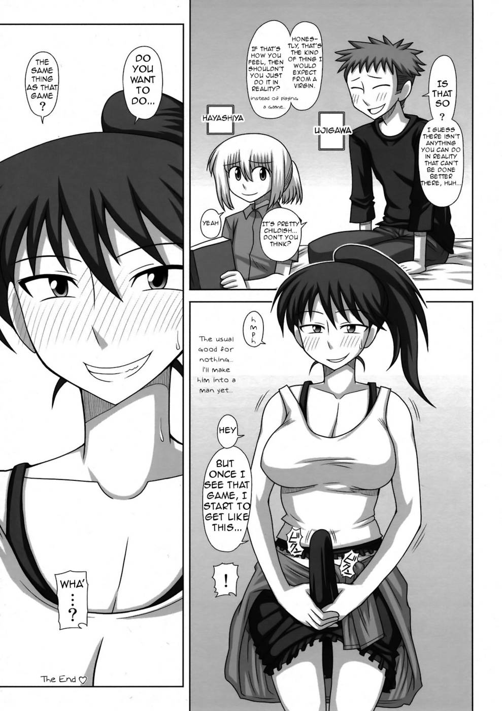 Hentai Manga Comic-Futanari-ko ga Ryouteashi wo Kotei-Read-25